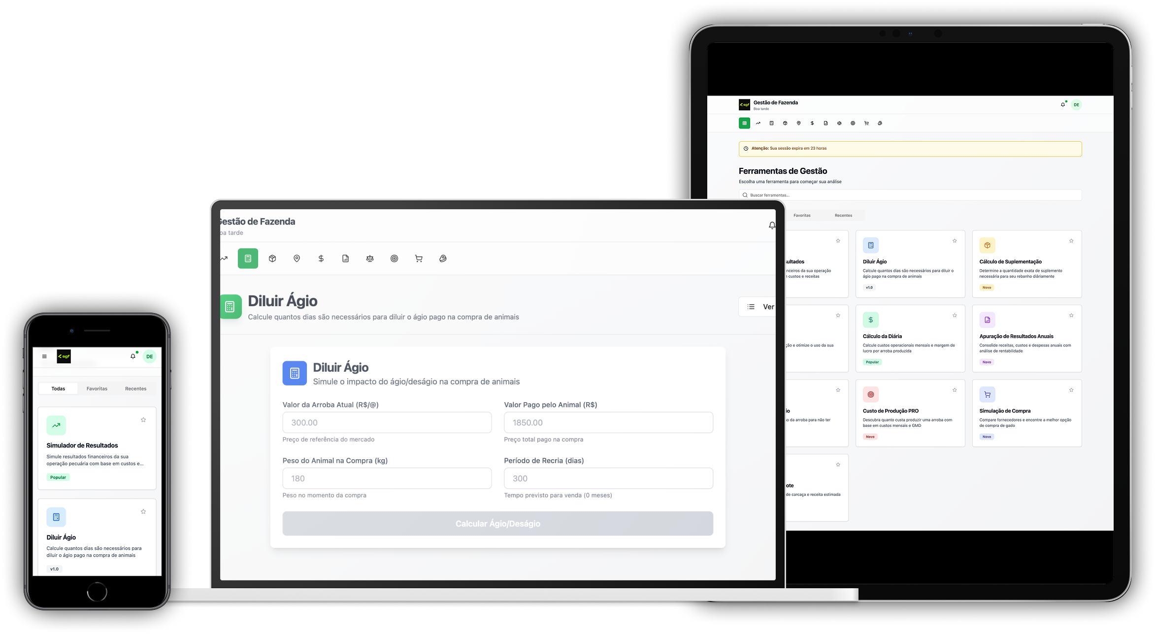 SGF em múltiplos dispositivos
