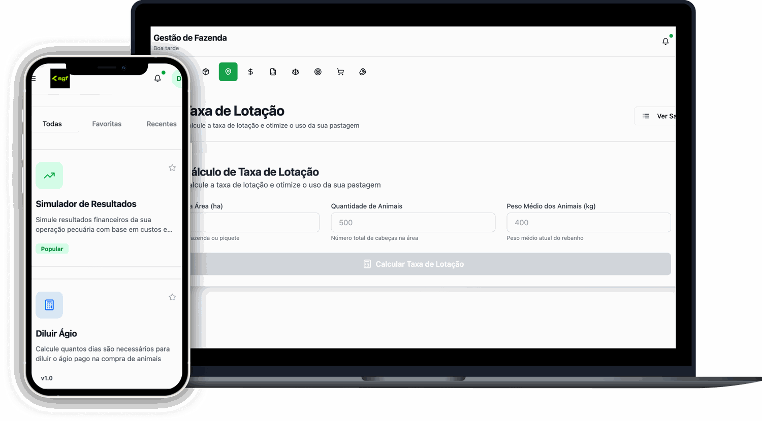 Dashboard SGF